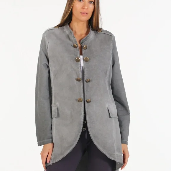 Nuny ROMA Olive Green Super Stretch Small Jacket Blazer  Coat - Picture 11 of 13
